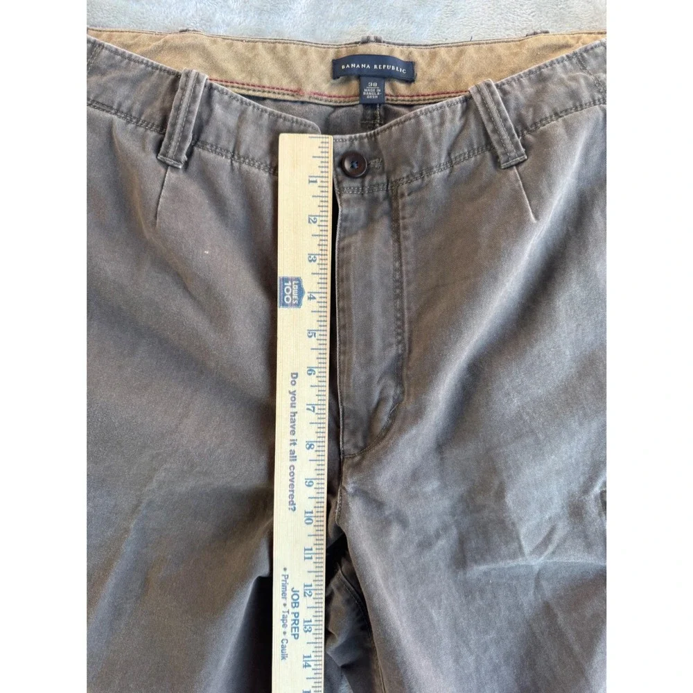 Banana Republic‎ Cargo Shorts Mens 38 Brown Utility Preppy Casual Dadcore